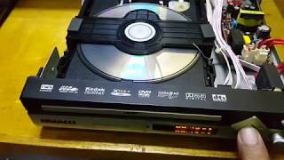 dvd player, how to pull out stuck up disc