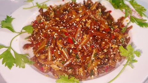 Cách Làm Cá Cơm Khô Rim Mắm Tỏi Ớt Giòn Ngon Hao Cơm || Món Ngon Quê Nhà