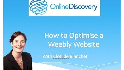 How to add page title and description to a weebly website