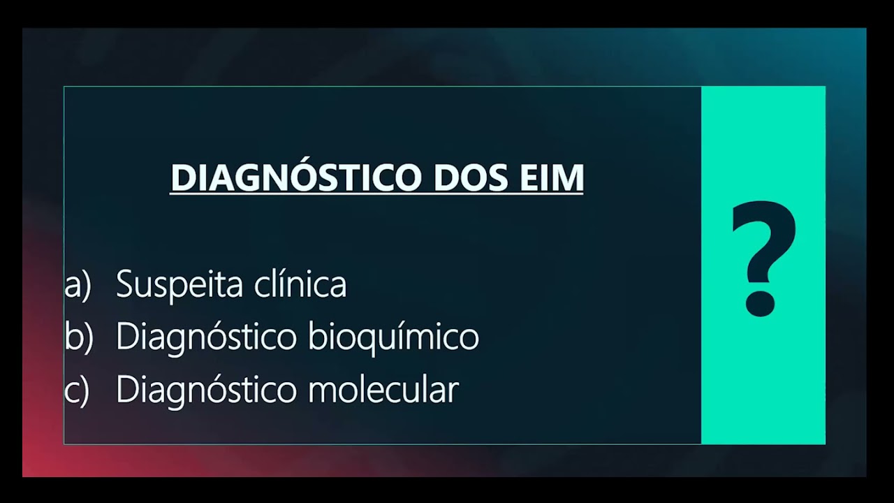 Erros Inatos do Metabolismo - Dra. Lívia Sobrinho