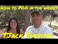 How to poo in the woods  Because it's kind of a big deal