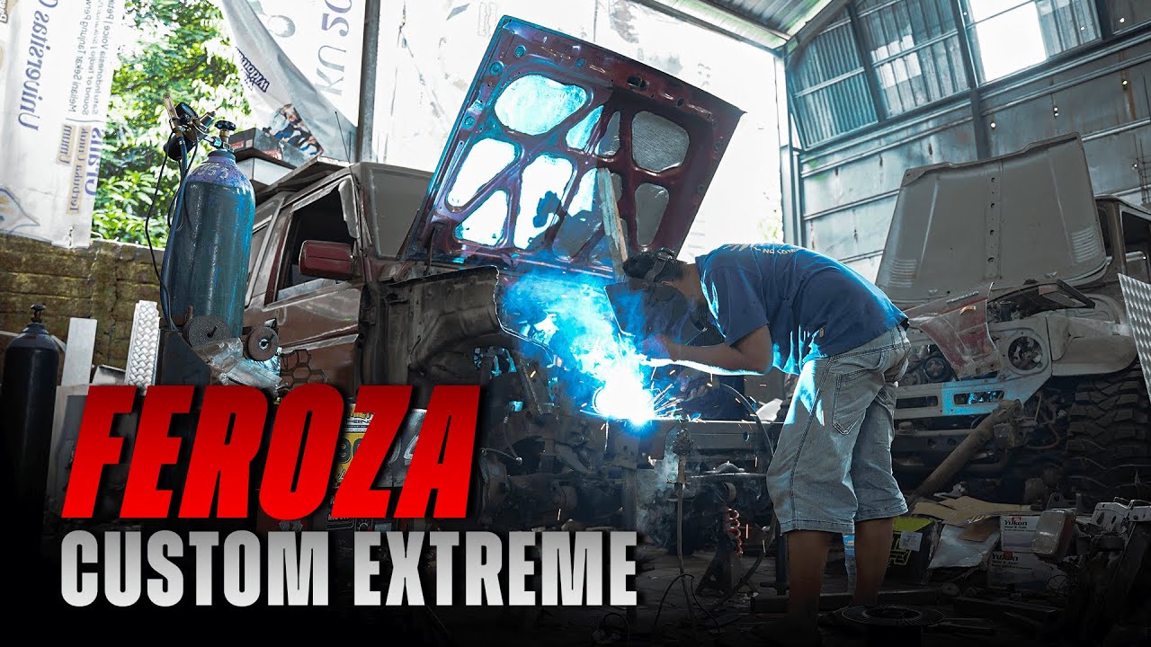 PROGRES DAIHATSU FEROZA 4X4 UNTUK EXTREME OFFROAD - YouTube