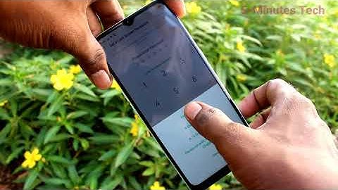 How to set lock screen pattern password in Oppo A31