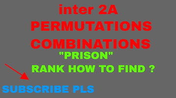 Inter2A // Permutations And Combinations// 4mark math  imp  problem