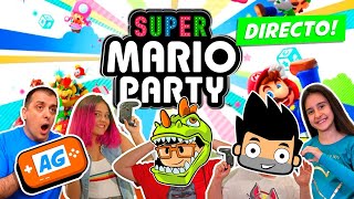 🎲 Super MARIO Party con Jugando con Aby y Jugando con EDU en DIRECTO 🔴