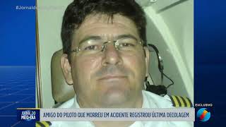Thumbnail for Amigo do piloto que morreu em acidente em Ubatuba registrou última decolagem