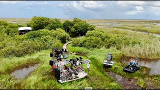 Airboat ride in Area 2, Camp Jumping  June 2021