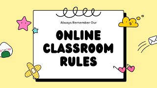 Online Classroom Rules (English Version) l Teacher Ani