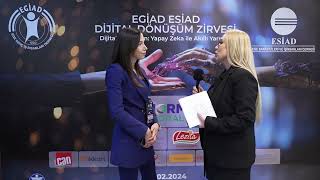 Egi̇ad-Esi̇ad Dijital Dönüşüm Zirvesi Yapay Zeka İle Akıllı Yarınlar Merve Topraklı