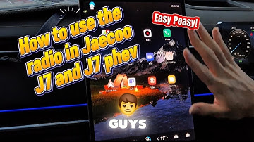How to use the radio tutorial in JAECOO J7 / PHEV