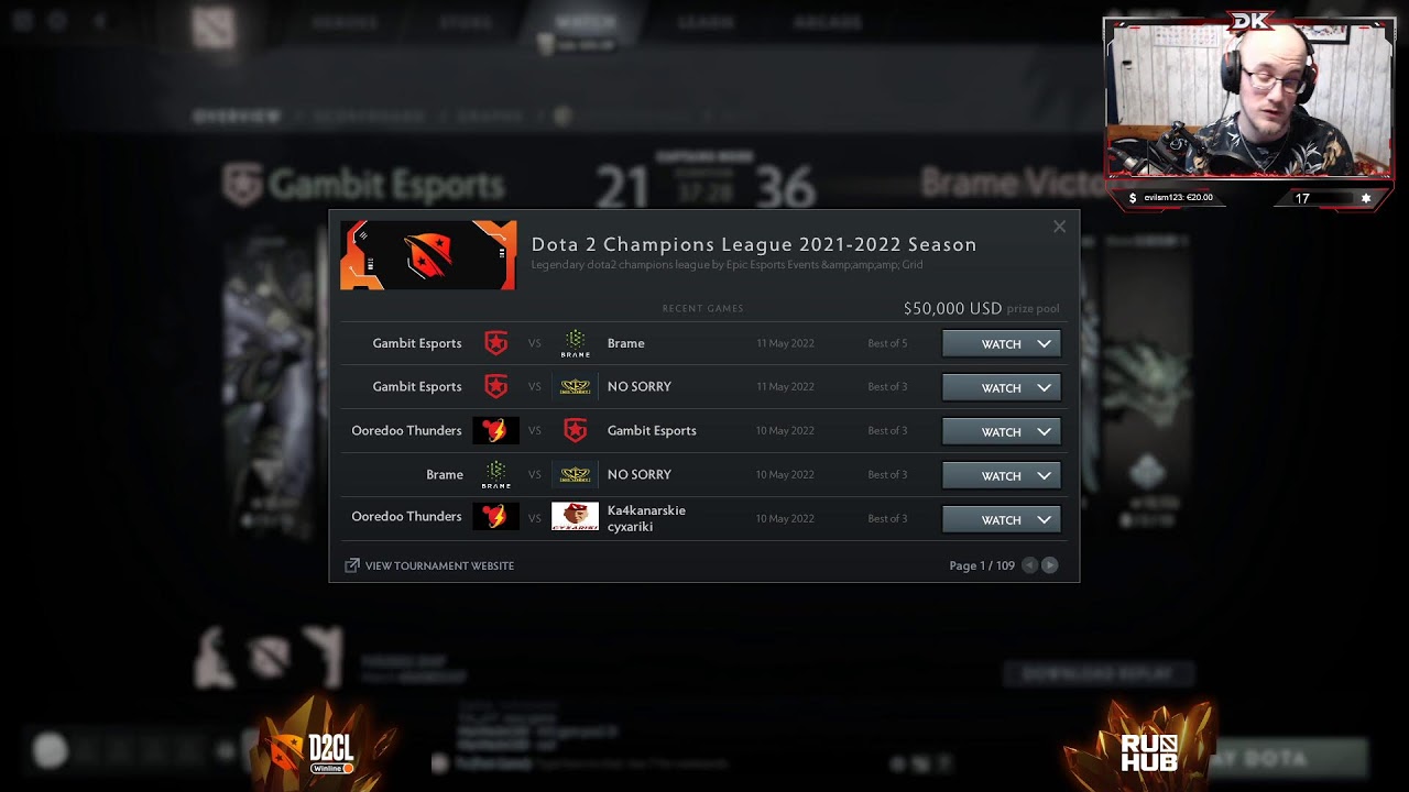 [ENG] Brame vs Gambit Esports - D2CL S10