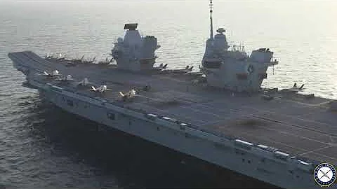 U.S. Marine F-35Bs Embark on U.K. Carrier HMS Queen Elizabeth