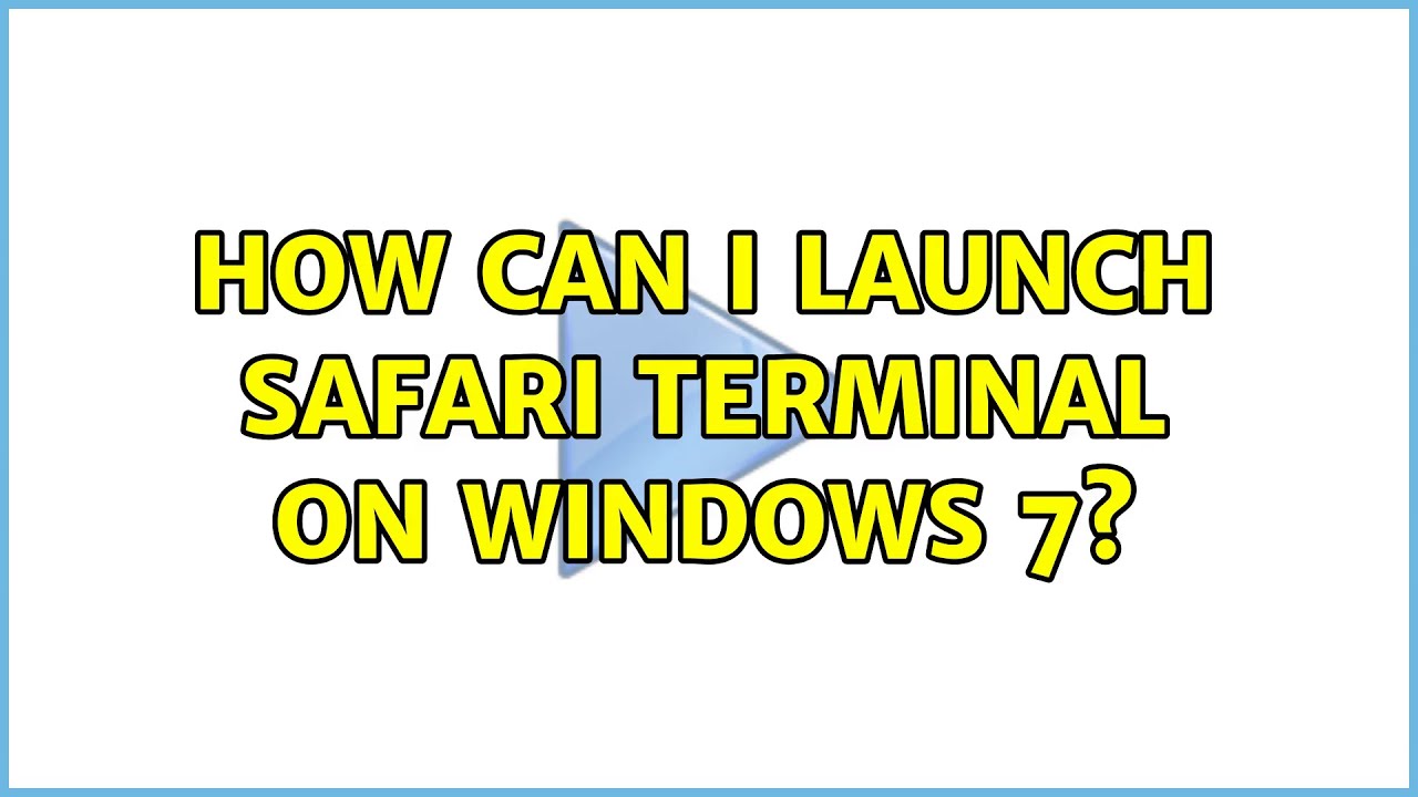 launch safari from terminal