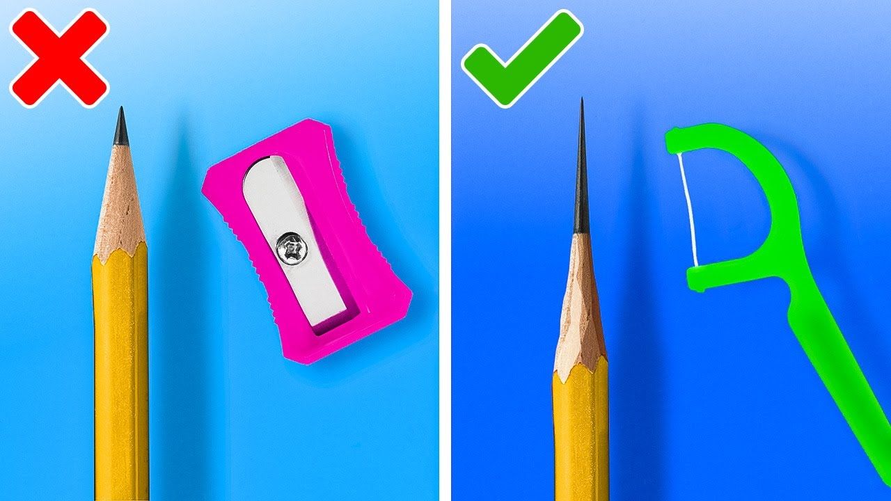 Genius Drawing Tricks And School Hacks You'll Want To Try || DIY School Supplies And Easy Painting