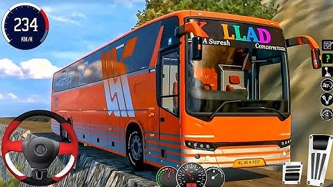 Impossible Coach Bus Offroad Driving - Bus Simulator 3D - Bus Game Android Gameplay