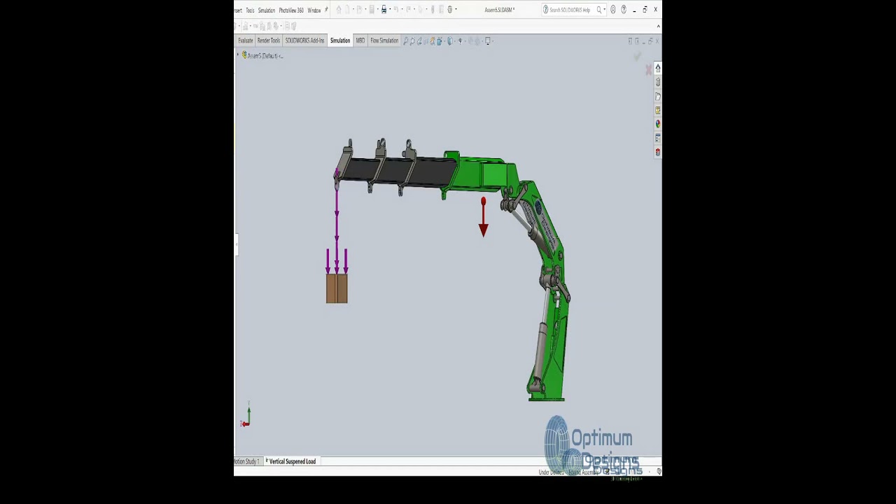 SolidWorks Tutorial Crane Assembly #solidworkstutorial  #crane  #drawing