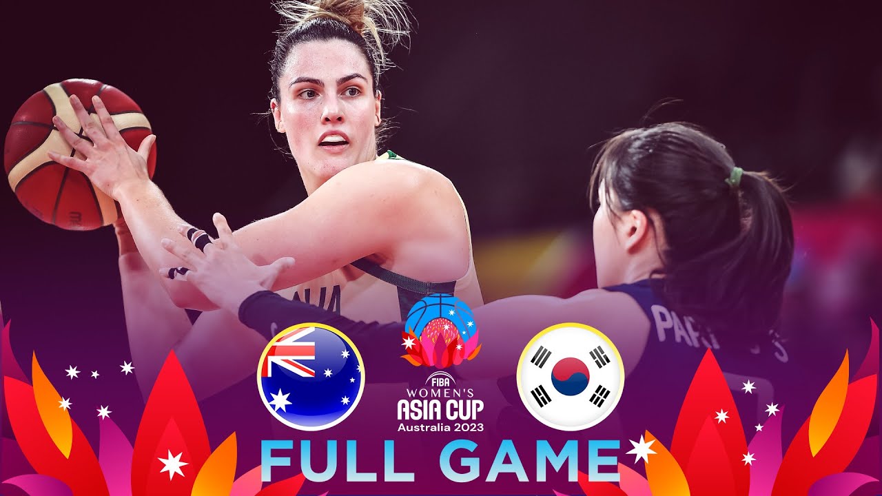 Australia v Korea | Full Basketball Game | FIBA Women's Asia Cup 2023