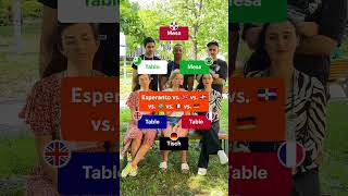 How much do Esperanto, English, Spanish, Portuguese, French, and German have in common? 🤔 #language