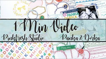 Layout process video with Pinkfresh Studio  Joyful Day collection
