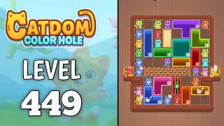 Catdom: Color hole Level 449 walkthrough solution  screenshot 3