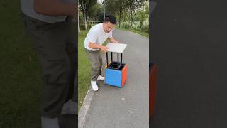 part508#🔥 This FOLDING TABLE Is a GENIUS Space-Saving Hack😱| Smart Furniture Design #Shorts