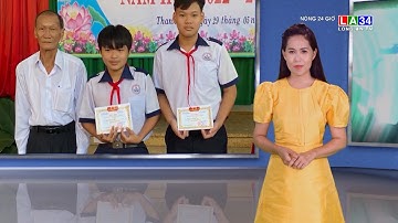 Tuyên dương, khen thưởng học sinh dũng cảm cứu bạn bị đuối nước | LONG AN TV