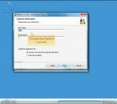 Installing MetriQ for Stand-alone use