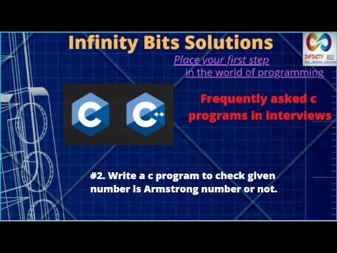 #2. Write a c program to check given number is Armstrongnumber or not.