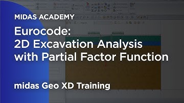 Eurocode7 : 2D Excavation Analysis with Partial Factor Function
