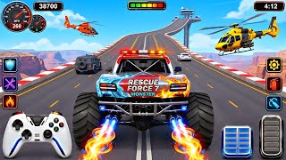 💥Impossible Monster Truck Stunt Racing | Extreme Stunts & Insane Crashes 🔥Android Gameplay (Part: 1) screenshot 3