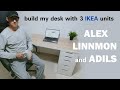 Alex linnmon and adils to build my desk from ikea  assembly instructions