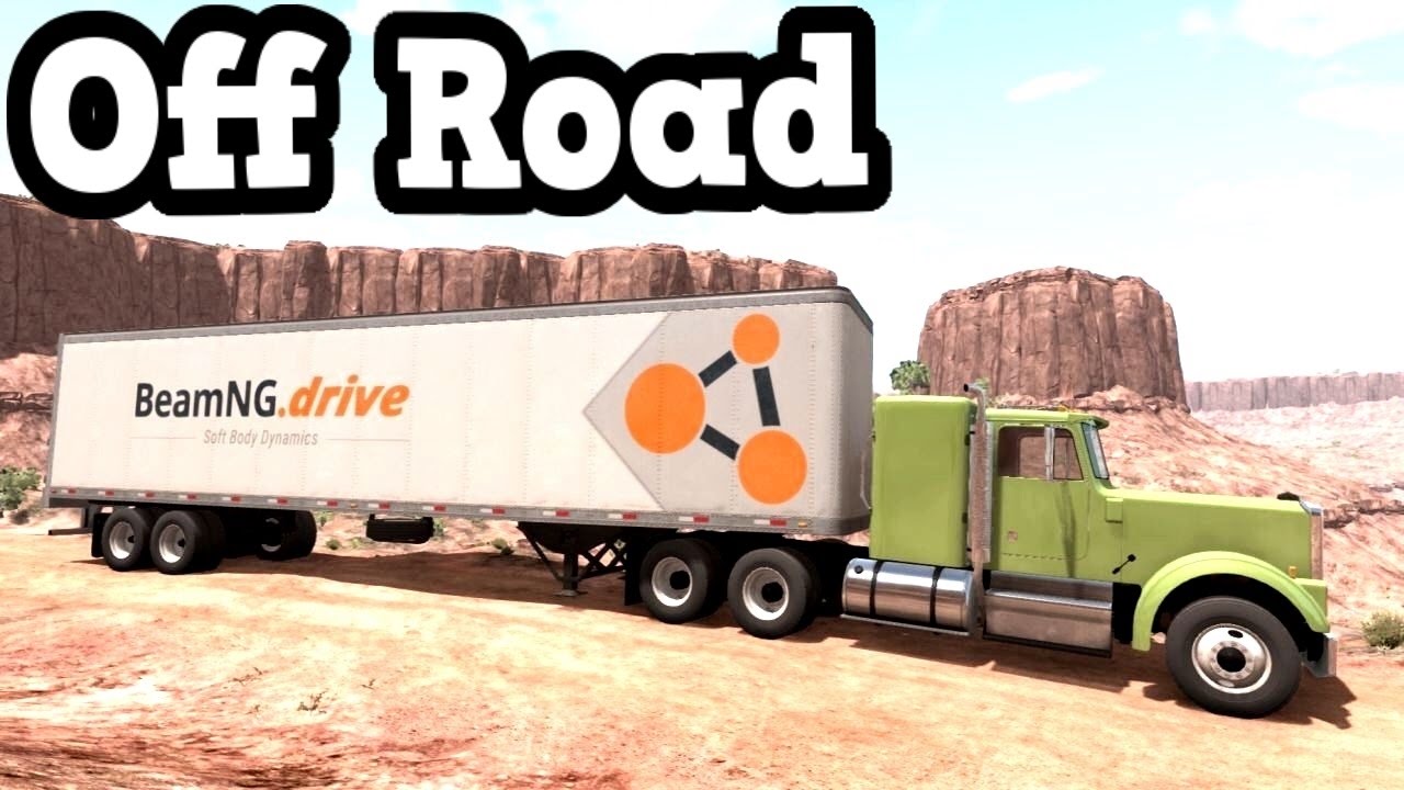 BeamNG Drive - Semi Truck Exploring the Dirt Roads of Utah