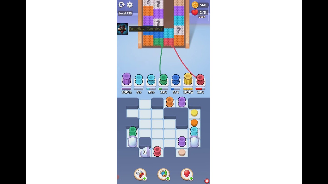 Color Knitzy Level 719. Walkthrough Gameplay - YouTube