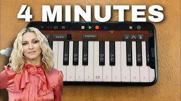 Recreating “4 Minutes - Madonna ft. Justin Timberlake & Timbaland” on IPhone’s Garageband App!