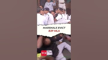 Bihar political turmoil: Marshals evict BJP MLA, Assembly adjourned | Tejashwi Yadav