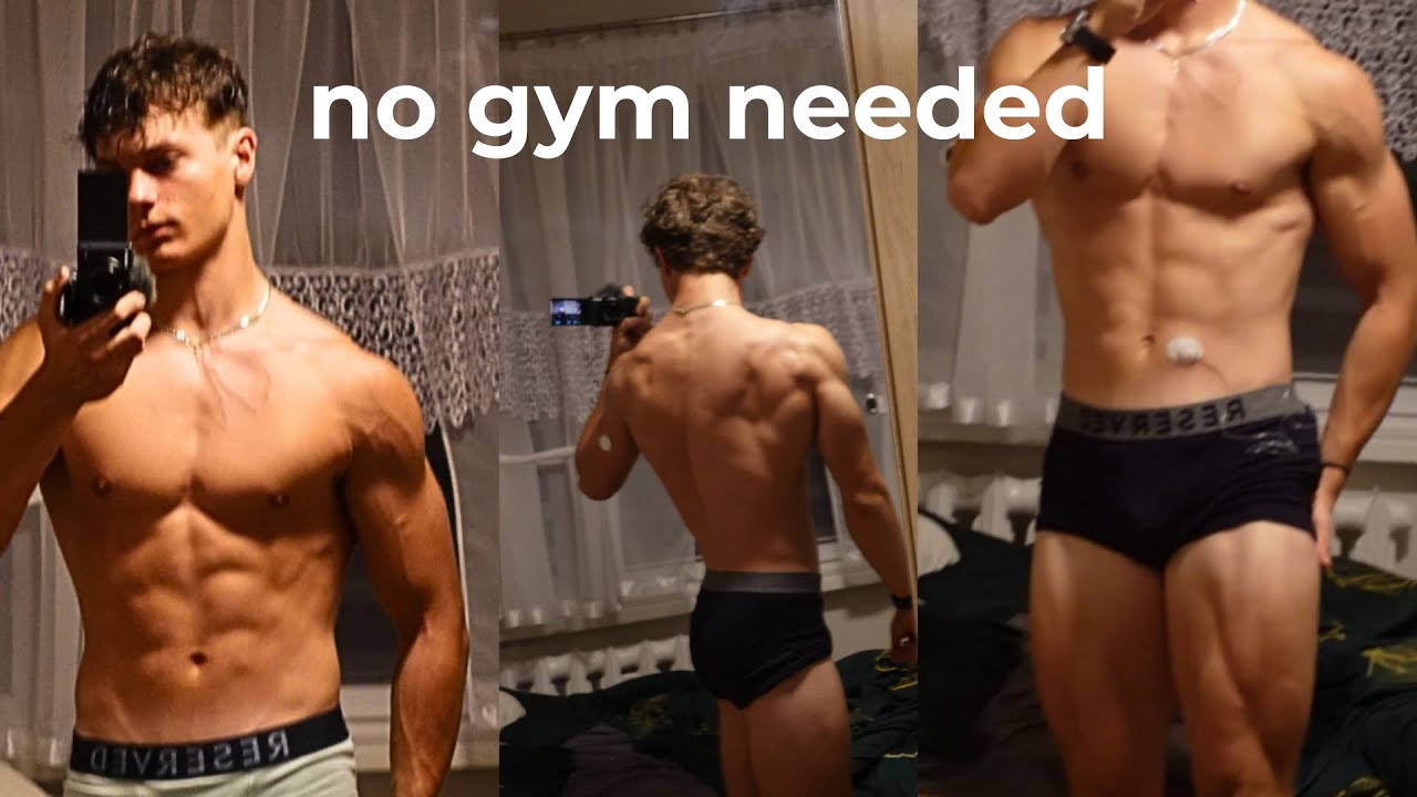 how to build an aesthetic body at home (for winter arc)