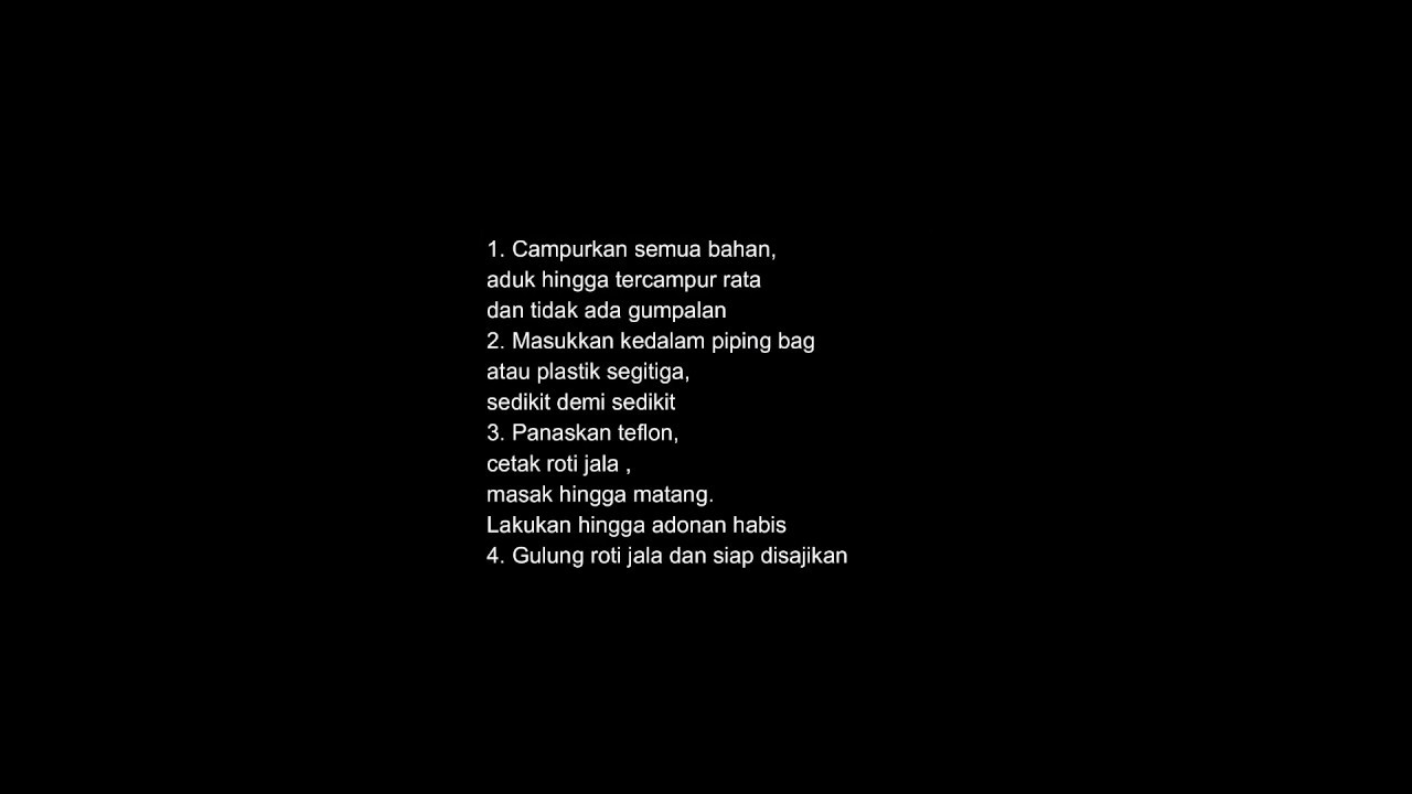 Kari Ayam Roti Jala - YouTube