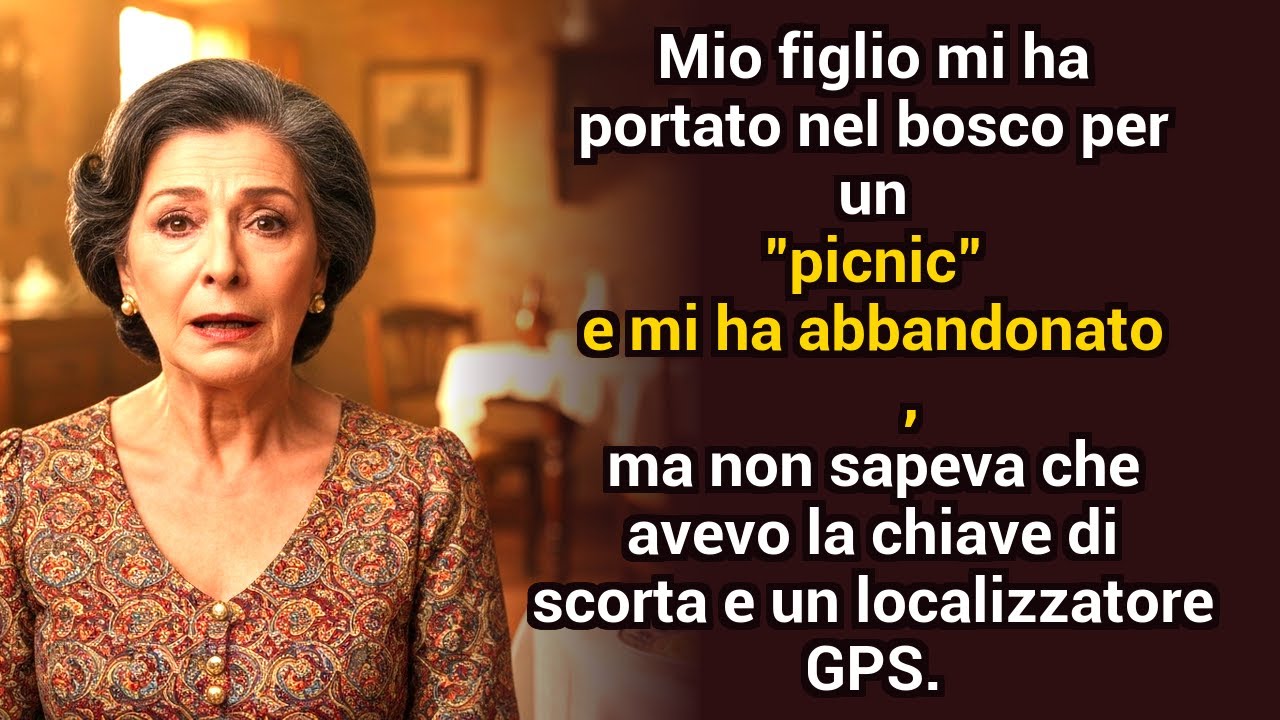 Mio figlio mi portò nel bosco per un 