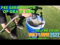 Pre germination grass seed  microgreene  fall dethatching  help me fix my ugly lawn 2022  pt 7