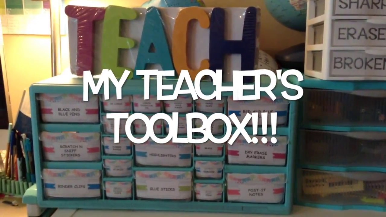 MY TEACHER'S TOOLBOX!!! - YouTube