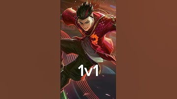 1v1 character vs 1v5 character in mlbb. #shorts