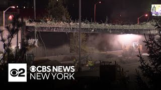 Here's a look at the demolition underway on I95 in Connecticut