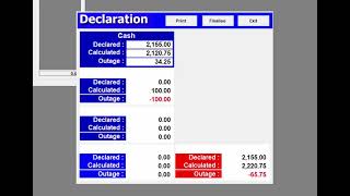 4POS Scanning Cashup in 1min