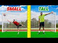 Tall vs Small Footballers