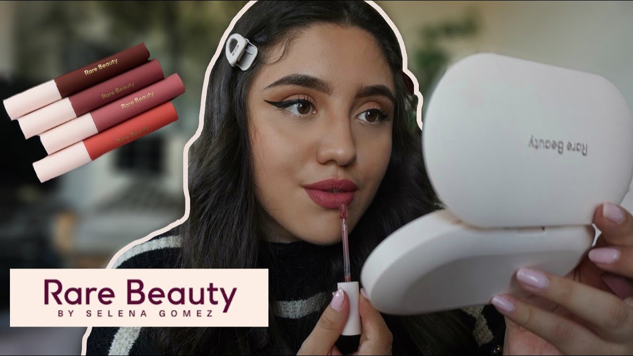 RARE BEAUTY BY SELENA GOMEZ HAUL (LIPSTICK SWATCHES & TRY ON!) ♡