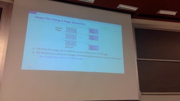 Database Systems (Fall 2018) Lecture 7