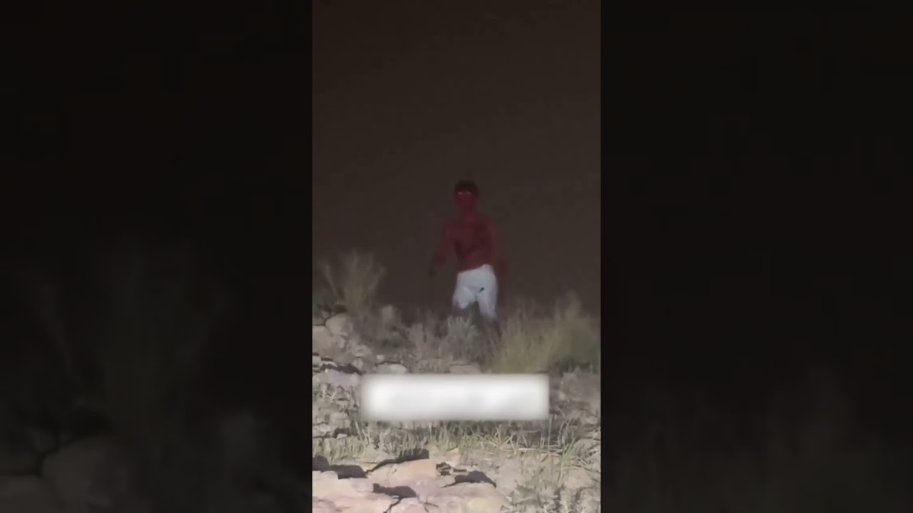 real Jinn capture in Dubai road side 