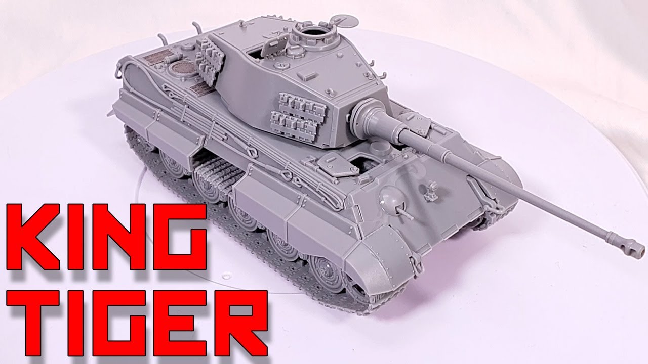 Konigstiger Rubicon Models Tiger II Without Zimmerit 28mm 1:56 Scale 