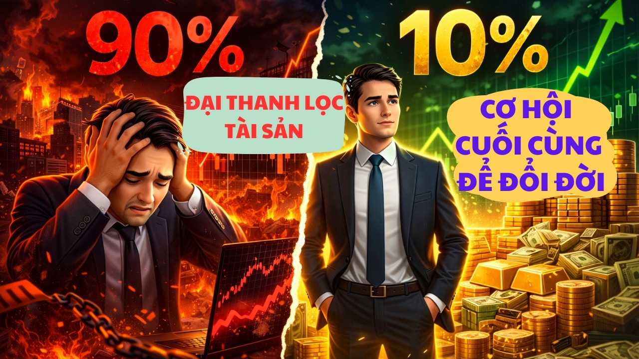 KHỦNG HOẢNG 2026–2029: 90% Mất Trắng, 10% Âm Thầm HỐT BẠC – Bạn Đứng Ở Đâu?