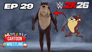 The Tasmanian Devil DEBUTS in WWE2K26 Cartoon Wrestling
